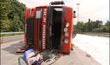 Herstal : accident de camion sur la E40